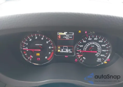 2018 Subaru Wrx z USA, uszkodzony, nr VIN JF1VA1A62J9824807